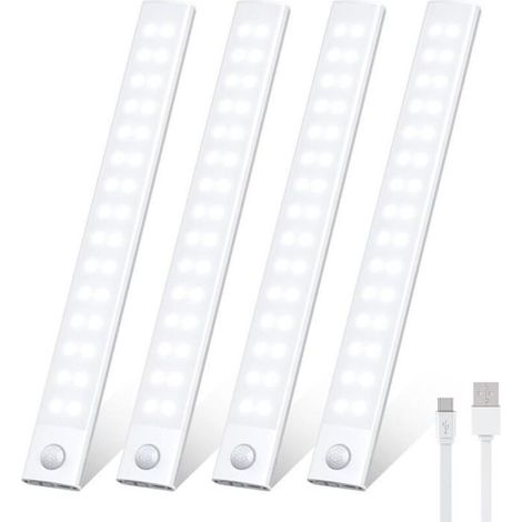 Bardusch - Lampe de Placard - Non spécifié - 30 cm - 3000 mAh - Dimmable - 60 LEDs - 3 Couleurs Lumière (1/4)