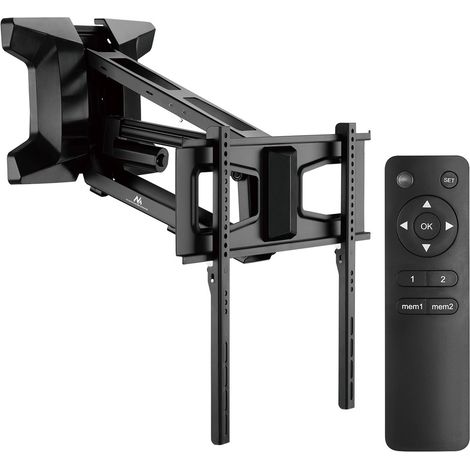 Maclean Soporte de Pared Eléctrico para TV de 37-70" Altura Ajustable con Mando a Distancia para Montaje sobre la Chimenea Máx. VESA 600x400 hasta 35 kg MC-891 (1/5)
