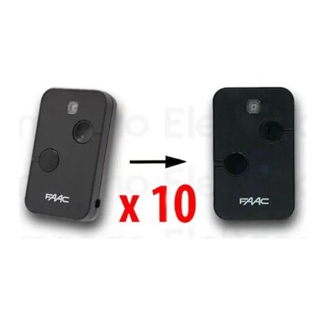 Télécommande FAAC 10 x 2 canaux XT2 433 SLH LR 7870071 (1/3)