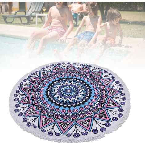 Serviette de plage en microfibre, série géométrique, type B (1/5)