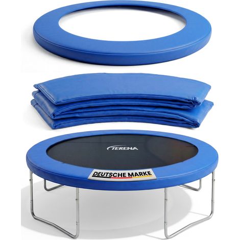 Terena Federabdeckung 244 cm Randabdeckung für Trampolin blau