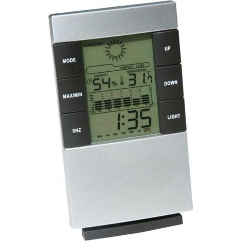 TERM脫METRO/HIGR脫METRO MULTIFUNCI脫N CON RELOJ Y CALENDARIO