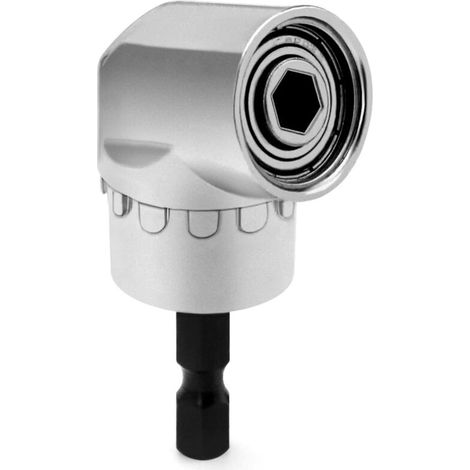 Schraubendreher-Adapterhalter, 105°-Schnellwechsel-Magnetbithalter für 6 mm bis 1/4 Zoll Sechskant