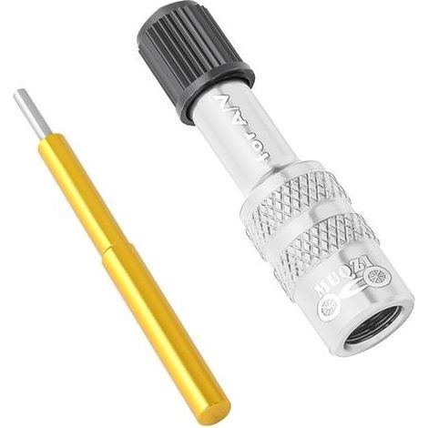 Adaptateur de valve de vélo pour valve de pneu de vélo, kit adaptateur pour apreils de gonflage et accessoires comtibles avec pompe standard ou compresseur d'air (1/4)
