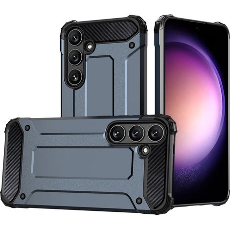 Samsung Galaxy S25+ Hybrid-Schutzhülle - Blau