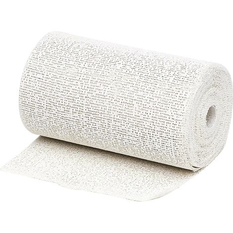1 Rouleau Toile De Coton Plâtrée, Prise Rapide 2min30, Classement Feu M0, Protection Isolants Tuyauteries