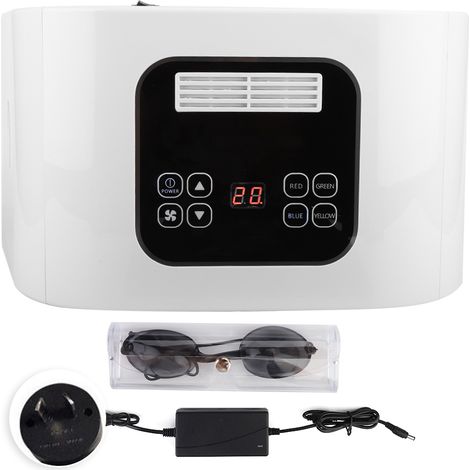 Lampe LED PDT 7 couleurs pour soin visage, traitement acné et rajeunissement cutané, machine photodynamique esthétique AU (1/5)