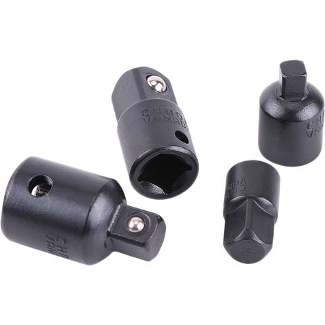 4-teiliges Steckschlüssel-Adapterset (1/2", 3/8", 1/4") (1/5)