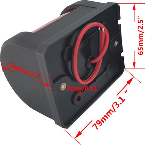 BIEMMEDUE-  Rote und grüne LED-Navigationssignale aus Nylon mit schwarzem Rand, 796556, Zubehör für Schiffs- und Yachtbeschläge.