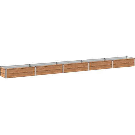 Jardin surélevé Chêne Brun 400 x 40 x 24 cm vidaXL