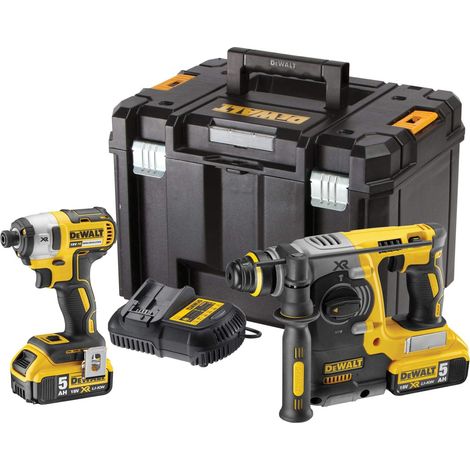 DeWALT DCK2532P2 Twinpack Brushless SDS Drill & Impact Driver (1/10)