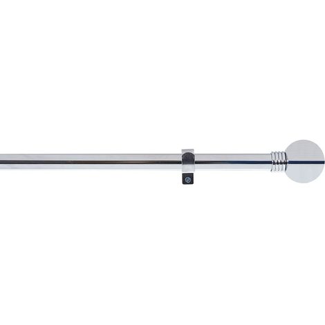 Kit tringle à rideau avec anneau extensible de 160 à 300cm chromé Cintacor - Storplanet (1/5)