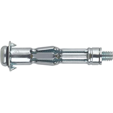 Confezione da 100 - Tassello Indemoll per fissaggi in materiali cavi - Vite a testa bombata M5 x 46 Ø 10 (1/3)