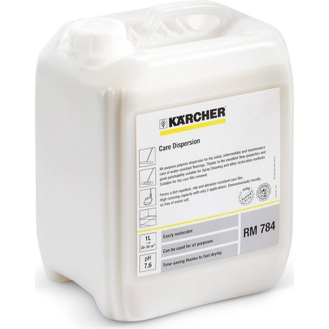 KARCHER Agent de Dispersion FloorPro RM 784 62958170, Bidon de 5 L, pH 8, pour Entretien de Sols, Poids Emballage Inclus de 5.6 kg