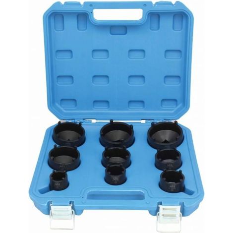 Llaves y dados satra s-9gns 9 piezas acero Cr-V (1/3)