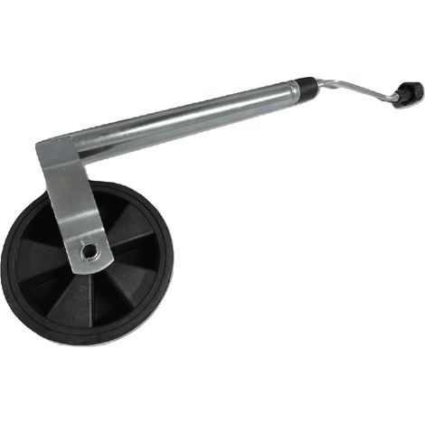 Trailer Jockey Wheel with Nose Weight Gauge 48MM (Indicator Caravan Handle Accessory) (1/5)