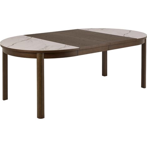 Mesa Norsica Melfero 101, Si, 75x0x0cm, Alargamiento, Cerámica, Chapa de madera natural