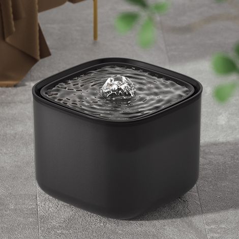 Fontaine à eau automatique pour animaux de compagnie - Capacité de 3L, Gris (1/3)