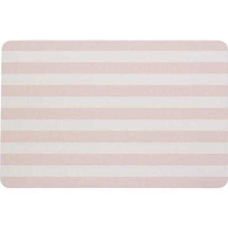 Tapis de Bain en Diatomite "Strio" 39x60cm Rose