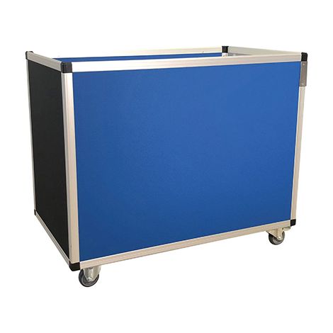 Carrello a livello costante  beeplast - Grigio RAL 7001 - 850x650mm - Carico max 50kg - 805010705/G