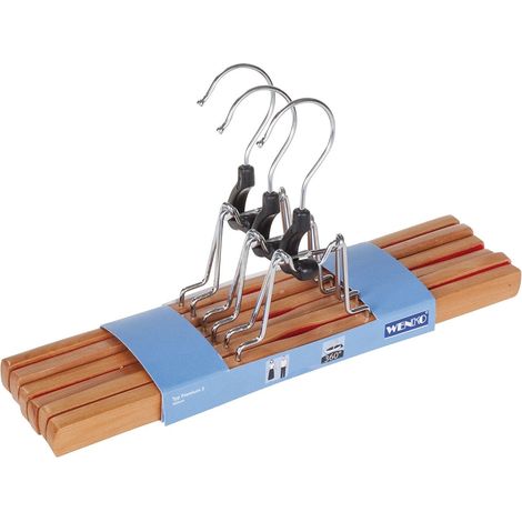 WENKO Hosenklemmbügel - 3er Set