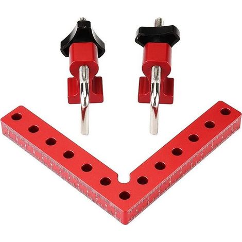 90°-Winkelklemme, Winkelklemme aus Aluminiumlegierung, 160 mm 90°-Winkelklemme, Metallschweißwerkzeug (1/5)
