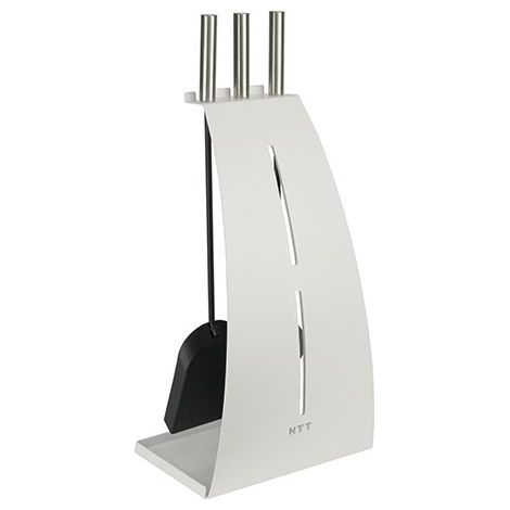 Serviteur de poêle à bois Kelo - Blanc