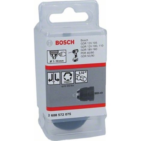 BOSCH  PORTABROCAS DE SUJECIÓN RÁPIDA HASTA 10 MM