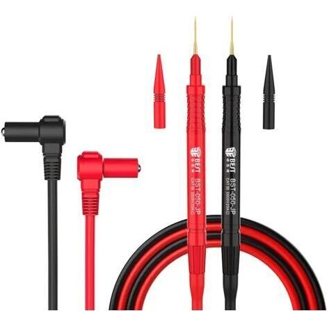 BARKBUSTERS 20A 2000 V fil de caoutchouc de silicium résistant à la chaleur et au froid aiguille tranchante sonde remplaçable multimètre numérique (1/5)