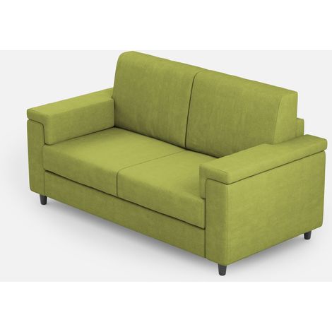 Divano 2 posti Moderno in Tessuto - MARRAK - Dimensione: 148x85 - Colore: Verde