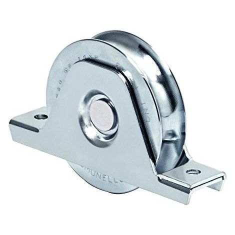 Comunello 11515540001 338 Ruota per Porta Scorrevole Gola Semitonda Supporto Interno 98mm 380 Kg Zincata