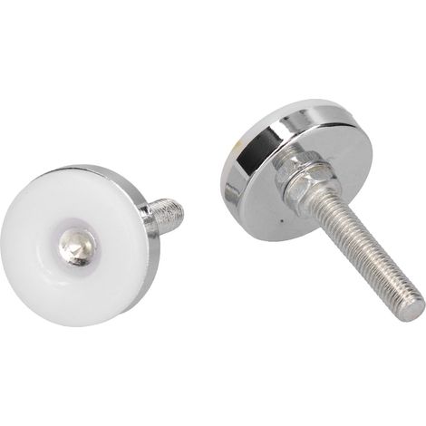 2 pièces vérins réglables en métal pour meubles, pieds de nivellement à visser M8, support fixe stabilisateur (1/5)