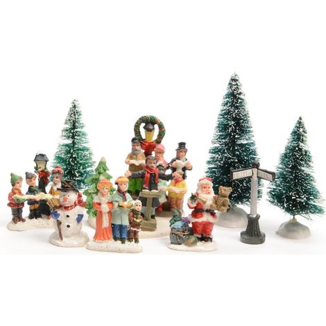 STATUINE NATALIZIE ASSORTITE IN POLIRESINA