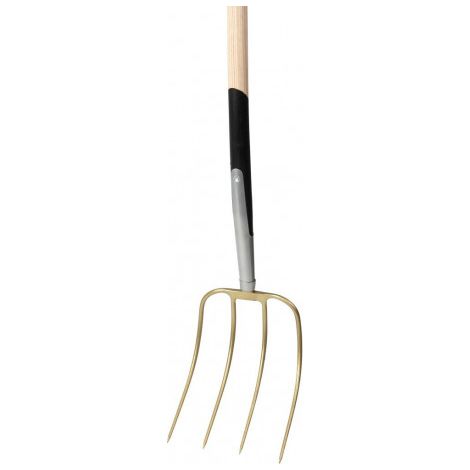 Fourche à fumier 220mm 4 dents avec manche (1/2)