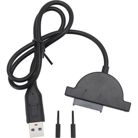 Cavo da USB 2.0 a SATA con adattatore Plug and Play hot-swappable, sottile, a 7 e 6 pin per laptop, CD/DVD/ROM. (1/5)