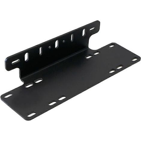 Support de plaque d'immatriculation avant pour pare-chocs de camion tout-terrain (1 pièce). (1/4)