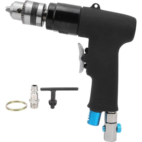 Pneumatic Drilling Machine Air Drill Gun Type with CW and CCW Switch YC‑1081 10mmEuropean Style (1/5)