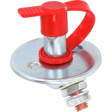 Coupe‑circuit batterie 38mm, interrupteur sectionneur d'alimentation, coupe‑batterie pour voiture bateau DC12‑24V (1/5)