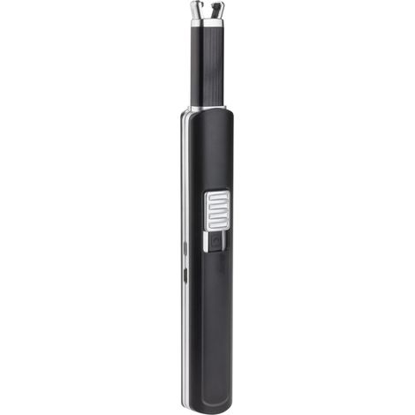 Briquet électronique - 98.1119.01 - Arc électrique - Allume-Bougie - Rechargeable par USB - Noir - 192 x 26 x 19 mm (L x l x H) (1/4)