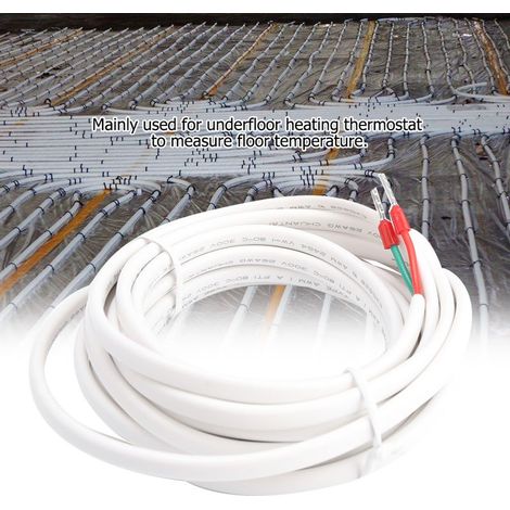 Sonde de température pour plancher chauffant, câble capteur 3 mètres accessoire thermostat