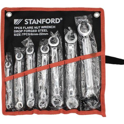 STANFORD llaves combinadas 7 pz juego , Juego de 7 llaves combinadas Stanford Juego de llaves combinadas de 7 piezas de alta calidad fabricadas en acero forjado que garantiza u (1/3)
