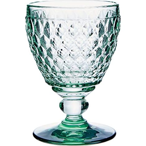 Villeroy & Boch Boston Coloured Calice Vino Bianco, Vetro Cristallo, Verde, 12 cm (1/4)