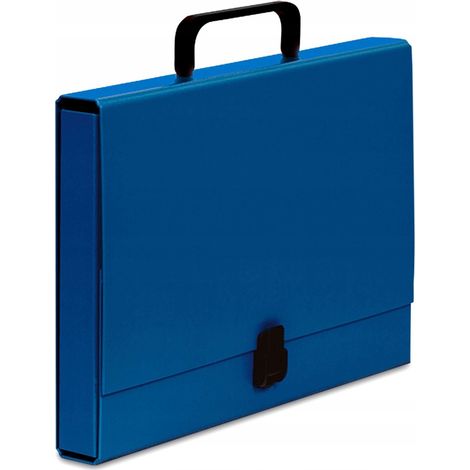 Blaue Besprechungsmappe mit Griff 4CM 0035 (1/4)
