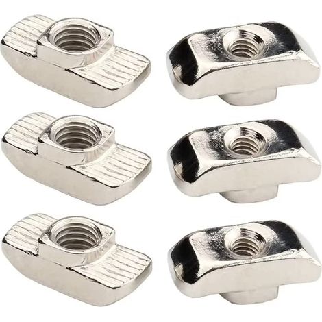 Écrous en T, T-fente Écrou de Tête de Marteau, Écrou à T Rainure pour Profil Aluminium (30 Serie) M4, 20pcs (1/5)