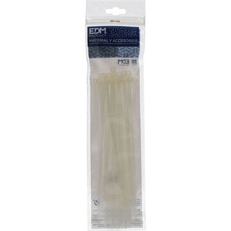 Collier De Serrage Plastique 300x4,8 Mm (sachet 25 U.) Nylon De Haute Qualité