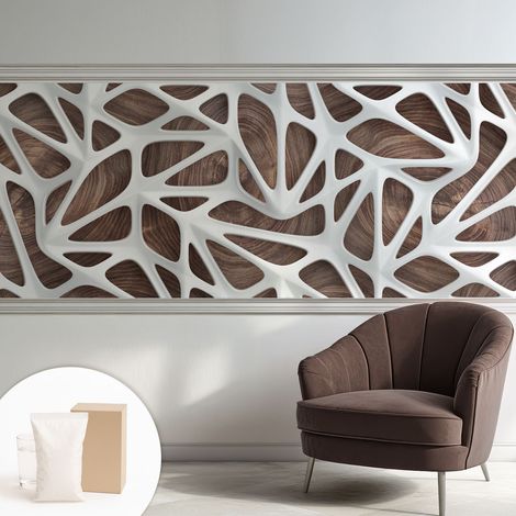 Carta Da Parati Non Tessuto - Decorazione Da Muro - Traspirante - Con Motivo - Per Camera Da Letto Cucina Armonia dinamica 250x104 cm (1/5)