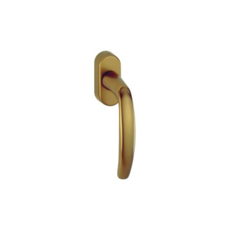 Poignée de fenêtre rotative inclinable en aluminium – Longueur goupille 10mm – Conforme DIN EN 13126-3 - US952