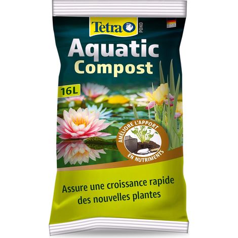 Engrais, Terreau pour Fond de Bassin – Nutriments pour Plantes de Bassin de Jardin et d’Ornement - Favorise la Croissance des Plantes – 16 L (1/5)