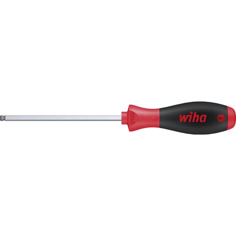 Wiha Tournevis SoftFinish® MagicRing® Six pans à tête sphérique MagicRing® avec lame six pans 4.0 mm x 100 mm (26079)