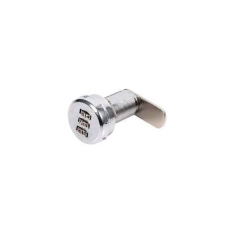 ZVD 3-stelliges Zahlenschloss, für Kisten, Schränke, Encoder, Schubladen, Größe 17 x 23 mm Crezuo (1/4)